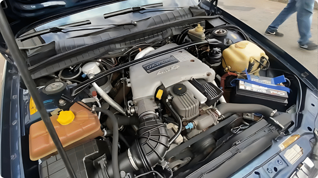 Motor 4.1 litros de seis cilindros do Omega 1996