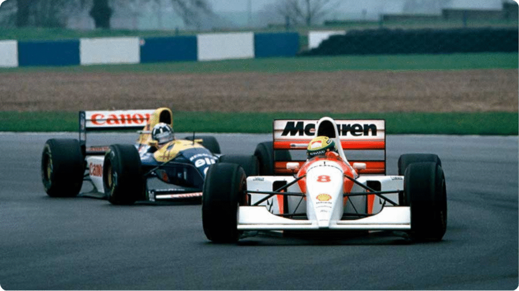 Ayrton Senna e Alan Prost