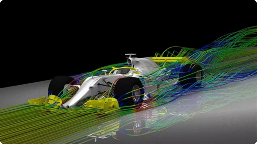 Experimentos em aerodinâmica e testes em túnel de vento