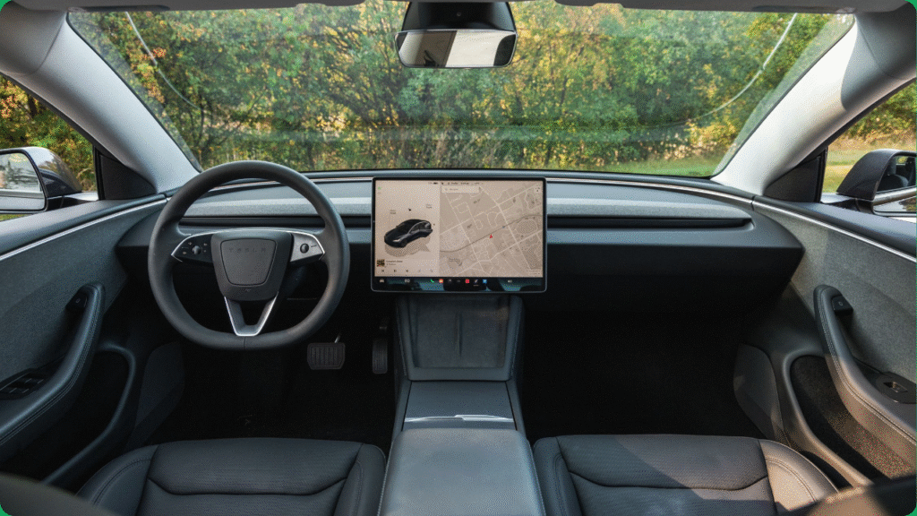 tesla model 3 2025 interior